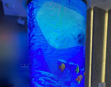 LED屏新花样,圆柱LED,沉浸式LED,裸眼LED,滑轨LED,显示屏